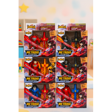 Машина-трансформер "Metroid" с мечом 4 вида 18х5х16см