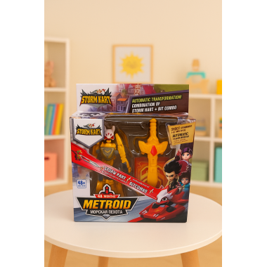 Машина-трансформер &quot;Metroid&quot; с мечом 4 вида 18х5х16см