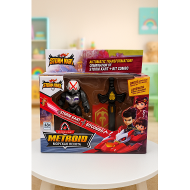 Машина-трансформер &quot;Metroid&quot; с мечом 4 вида 18х5х16см