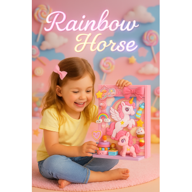 Конструктор Balody 21331 "Радужная рамка Пони" 16х5х21 Конструктор Balody 21331 "Радужная рамка Пони" 16х5х21