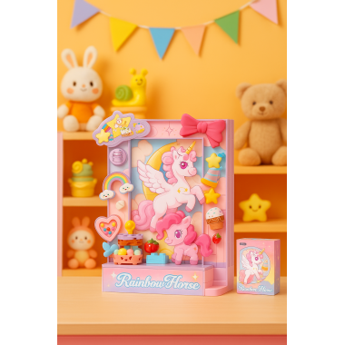 Конструктор Balody 21331 &quot;Радужная рамка Пони&quot; 16х5х21