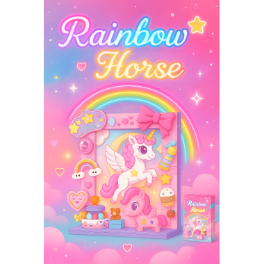 Конструктор Balody 21331 &quot;Радужная рамка Пони&quot; 16х5х21