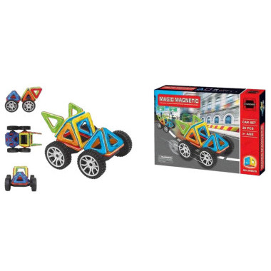 Конструктор магнитный 20 дет. 24х17х4