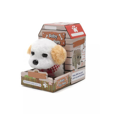 Мягкая игрушка Собачка на батарейках со звуковыми эффектами (несколько видов)  18х12х15 см
