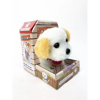 Мягкая игрушка Собачка на батарейках со звуковыми эффектами (несколько видов)  18х12х15 см