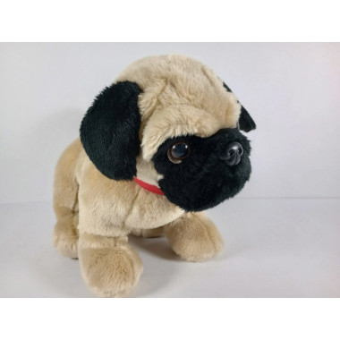 Собачка интерактивная &quot;Бульдог&quot; с поводком на батарейках