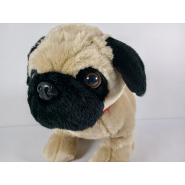 Собачка интерактивная &quot;Бульдог&quot; с поводком на батарейках