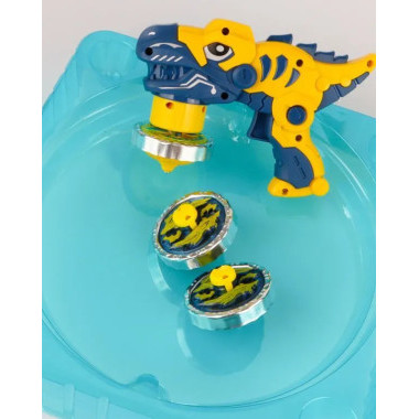 Набор бластеров с волчками Динозавры, 2 вида, 39*29*5.5