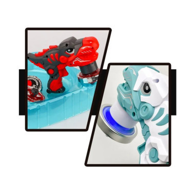 Набор бластеров с волчками Динозавры, 2 вида, 39*29*5.5