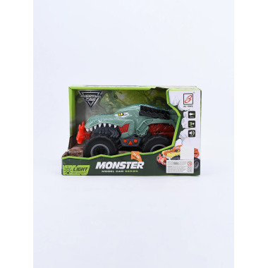 Машинка Динозавр со световыми и звуковыми эффектами на батарейках, 30.5*18.5*16.7