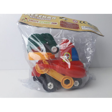 Конструктор с отверткой Собери игрушку сам &quot;Экскаватор&quot;