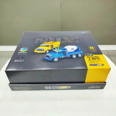 Машинки строительные пластиковые со световыми и звуковыми эффектами  8 шт в дисплеи, 18х6,6х9