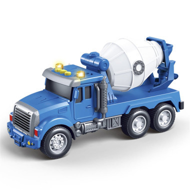 Машинки строительные пластиковые со световыми и звуковыми эффектами  8 шт в дисплеи, 18х6,6х9