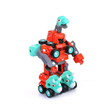 Игрушка-конструктор 5в1 Динозавр робот на радиоуправлении 141 дет.