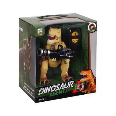 Динозавр на радиоуправлении со световыми и звуковыми эффектами, 20х15х27