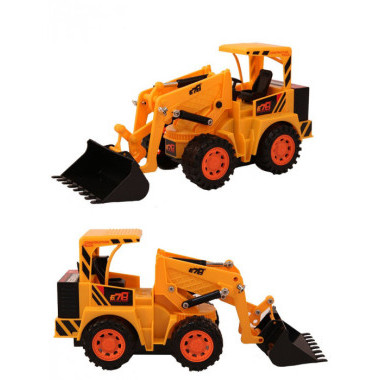 Машинка бульдозер на радиоуправлении в коробке 34х13х25.5см