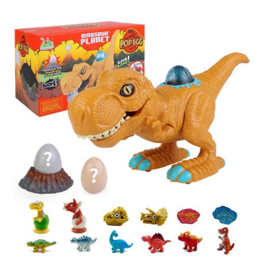 Динозавр с яйцом со световыми и звуковыми эффектами, 3 вида, 39x14.5x22.5 Динозавр с яйцом со световыми и звуковыми эффектами, 3 вида, 39x14.5x22.5