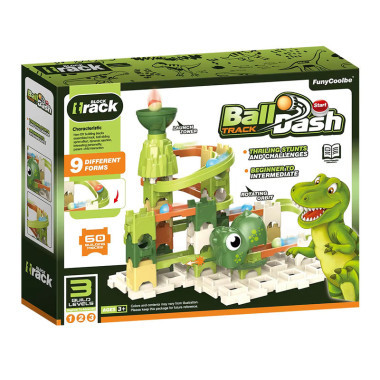 Трек с шариками 3в1 со световыми и звуковыми эффектами, 60 дет., 41*8*32
