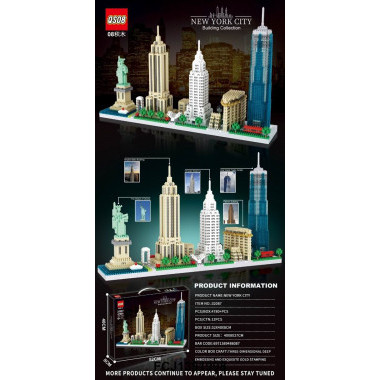 Конструктор QSOB 32087 &quot;New York City&quot; 4780 дет. 52 x 40 x 8 см