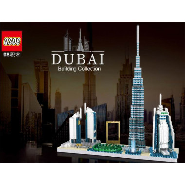 Конструктор QSOB 32085 &quot;Dubai Skyline&quot; 3000 дет. 49 x 38 x 8 см