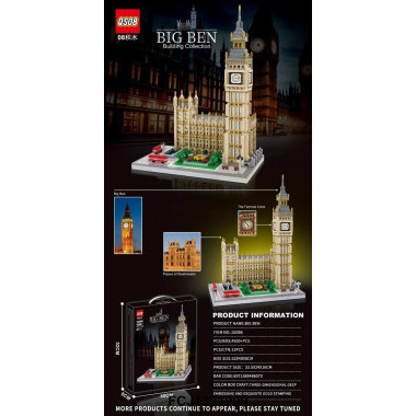 Конструктор QSOB 32086 &quot;Big Ben&quot; 4500 дет. 52 x 40 x 8 см