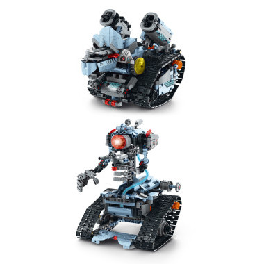 Конструктор iM.Master 8063«Туман-робот: Механический мастер 5-в-1» с дымовой пушкой на р/у 755 дет. 35X27X7