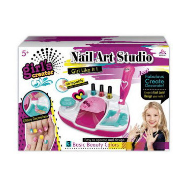 Детский маникюрный набор &quot;Арт студия&quot; с сушилкой + лак в кор. 45х31х7.2см