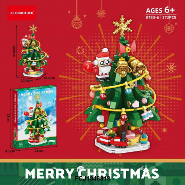 Конструктор 8783-6 LELE BROTHER &quot;Рождественская Елка &quot; 372 дет. 21 х 5 х 28