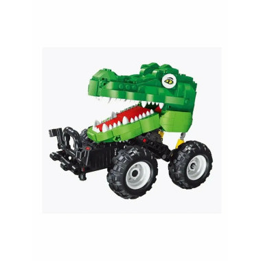 Конструктор Technology T1025 "Крокодил" 2в1 инерционный 51x33.2x6.3 см 440 дет.