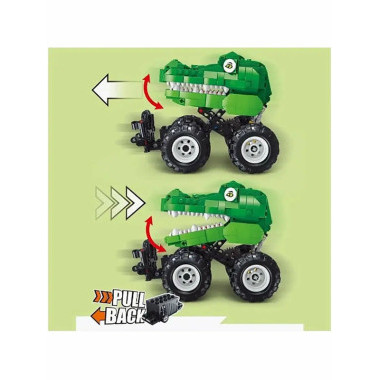 Конструктор Technology T1025 "Крокодил" 2в1 инерционный 51x33.2x6.3 см 440 дет.