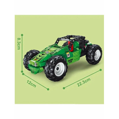 Конструктор Technology T1025 "Крокодил" 2в1 инерционный 51x33.2x6.3 см 440 дет.