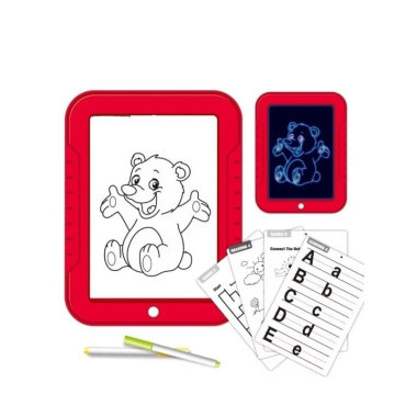 Набор для рисования "Волшебник" 6 фломастеров + 30 шаблонов в кор. 26х2.5х30 см