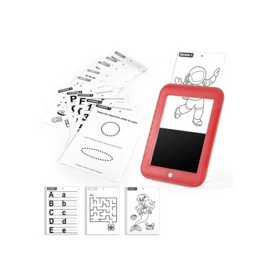 Набор для рисования "Волшебник" 6 фломастеров + 30 шаблонов в кор. 26х2.5х30 см