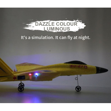 Самолет р/у (с аккумулятором) 3 цвета в ассортименте 35х28.5х6.5