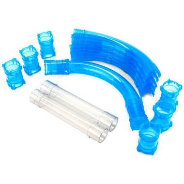 Автотрек в трубе Speed Pipes 19 дет. машинка на аккумуляторе со светом, USB зарядное устройство в кор. 40х34х6.8см