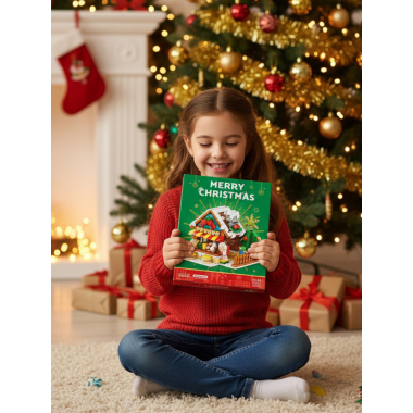 Конструктор 8783-1 LELE BROTHER "Рождественская Кофейня " 322 дет. 21 х 5 х 28