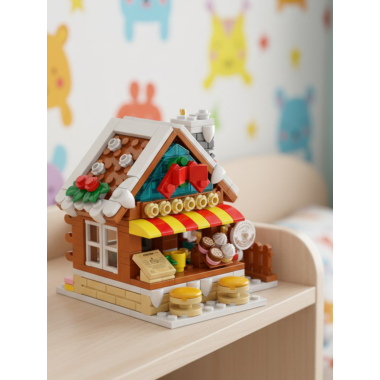 Конструктор 8783-1 LELE BROTHER "Рождественская Кофейня " 322 дет. 21 х 5 х 28