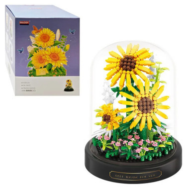 Конструктор Balody 18470 Цветы "Подсолнух" 545 дет. 13x13x16.3 см