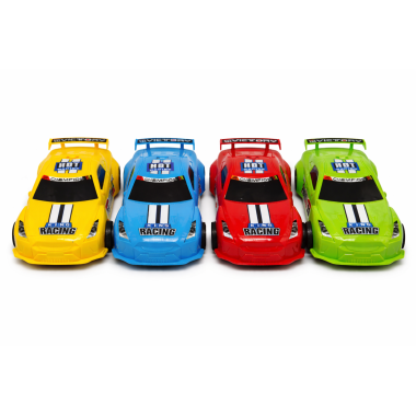Машинка инерционная "Спорт кар 23" размер 21 см 4 цвета в пакете