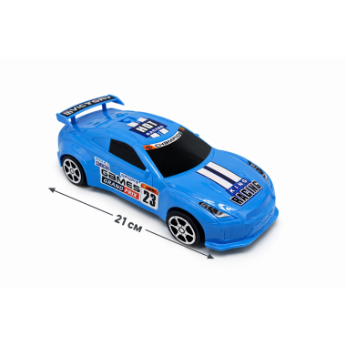 Машинка инерционная "Спорт кар 23" размер 21 см 4 цвета в пакете