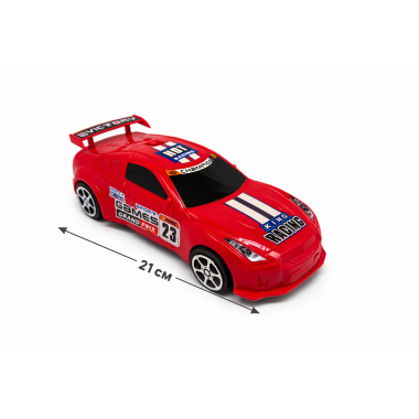 Машинка инерционная "Спорт кар 23" размер 21 см 4 цвета в пакете