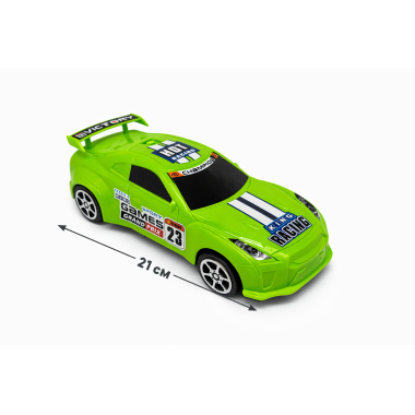 Машинка инерционная "Спорт кар 23" размер 21 см 4 цвета в пакете