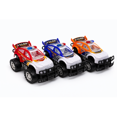 Джип инерция Полиция в пакете 15 см.