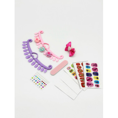 Маникюрный набор "Nail ART-2" лак + наклейки  в кор. 21х3.5х21 см