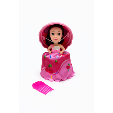 Кукла пирожное Капкейк фрукты 13 см 12 шт в упаковке (6 видов)