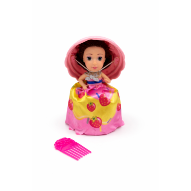 Кукла пирожное Капкейк фрукты 13 см 12 шт в упаковке (6 видов)