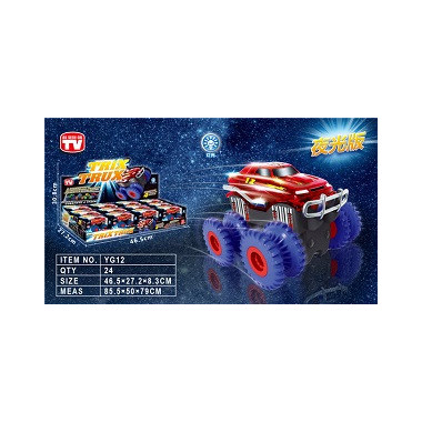 Гоночные машинки Trix Truk на батарейках со светом