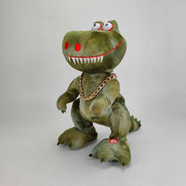 Динозаврик музыкальный на батарейках 33*27 см. (несколько видов)