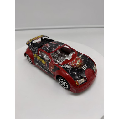 Инерционная машинка человека паука в пакете 13.5см 2 вида