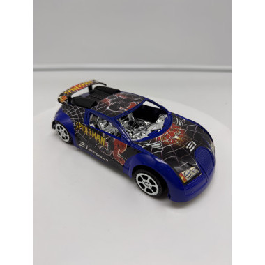 Инерционная машинка человека паука в пакете 13.5см 2 вида